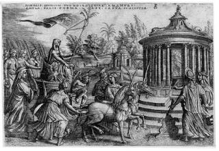 Georg Pencz - The Triumphs of Petrarch (B. 117-122; Holl. 97-102)