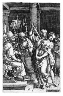 Georg Pencz - Virginia wird von ihrem Vater erdolcht.