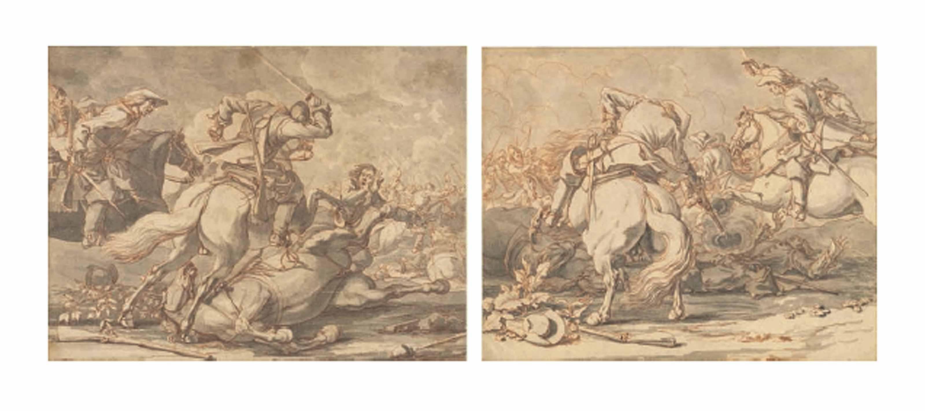 Georg Philipp Rugendas - Cavalry Skirmishes