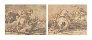 Georg Philipp Rugendas - Cavalry Skirmishes