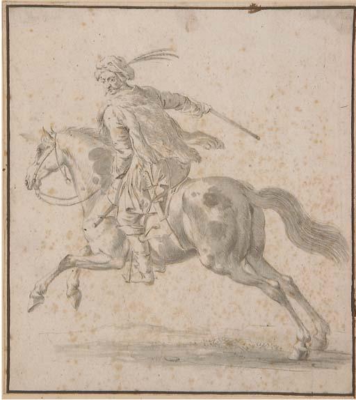 Georg Philipp Rugendas - Un Turc à cheval