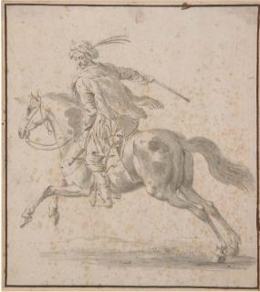 Georg Philipp Rugendas - Un Turc à cheval