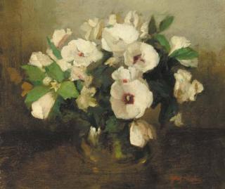 Georg Rueter - White flowers