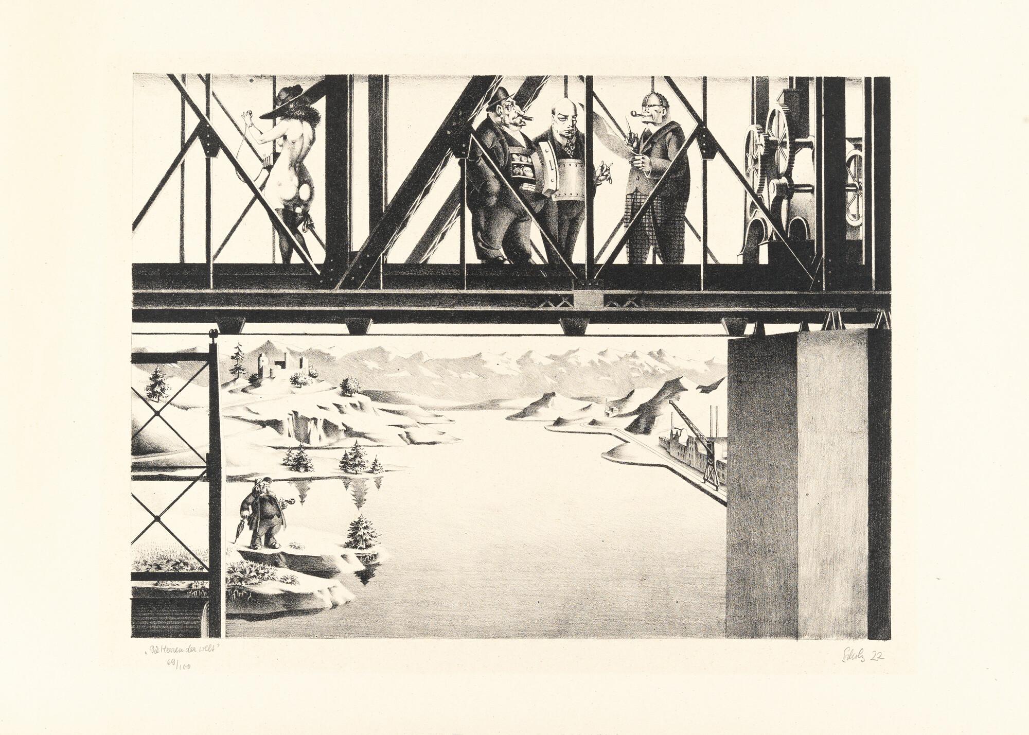 Georg Scholz - „Die Herren der Welt“