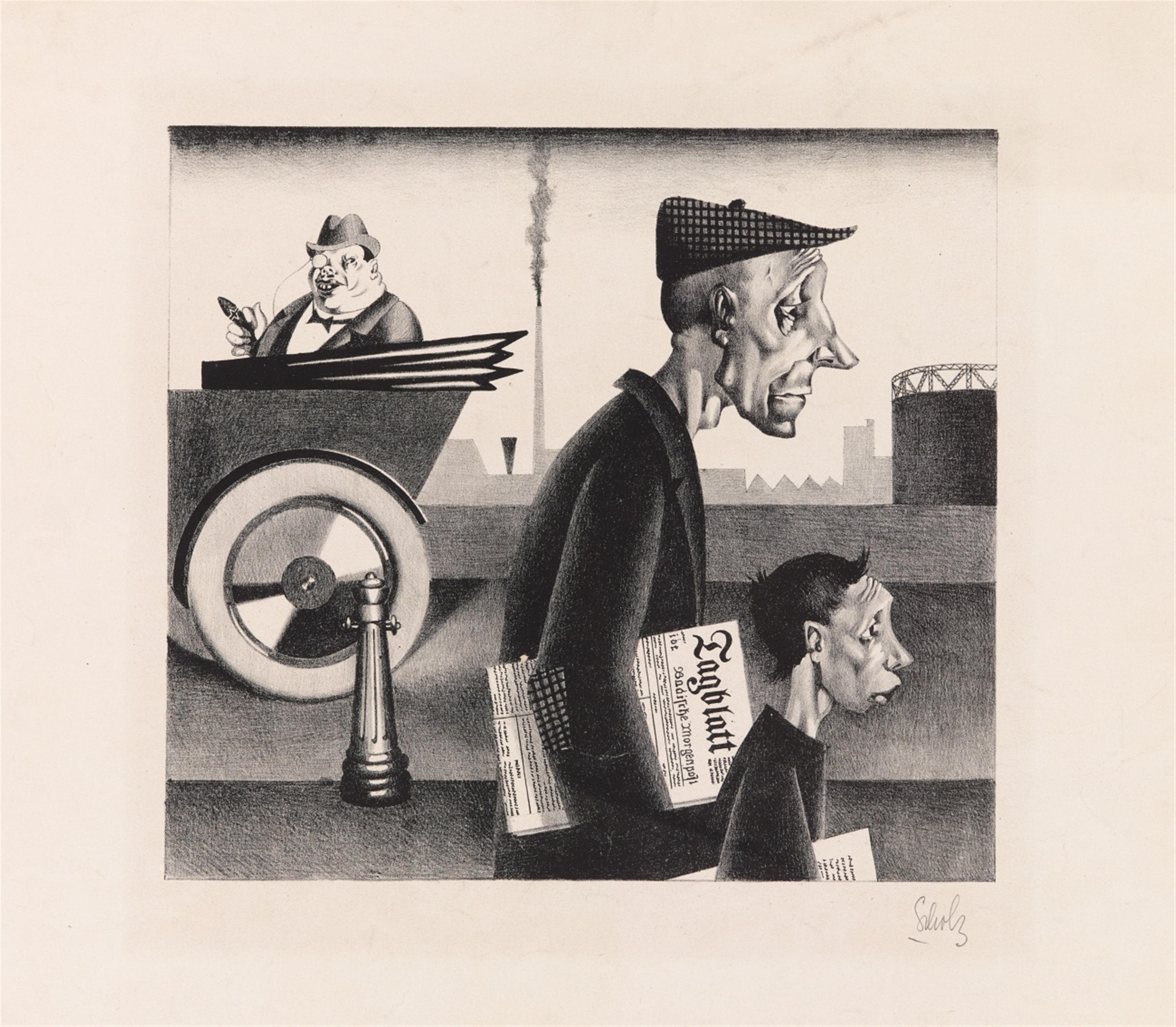 Georg Scholz - Zeitungsträger