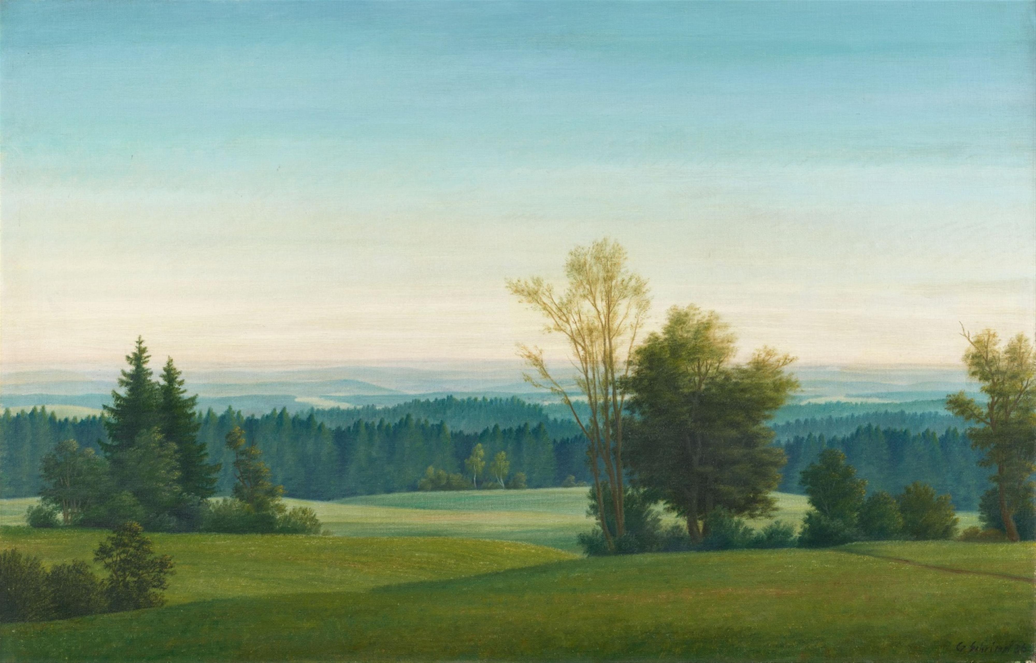 Georg Schrimpf - Simsseelandschaft bei Rosenheim