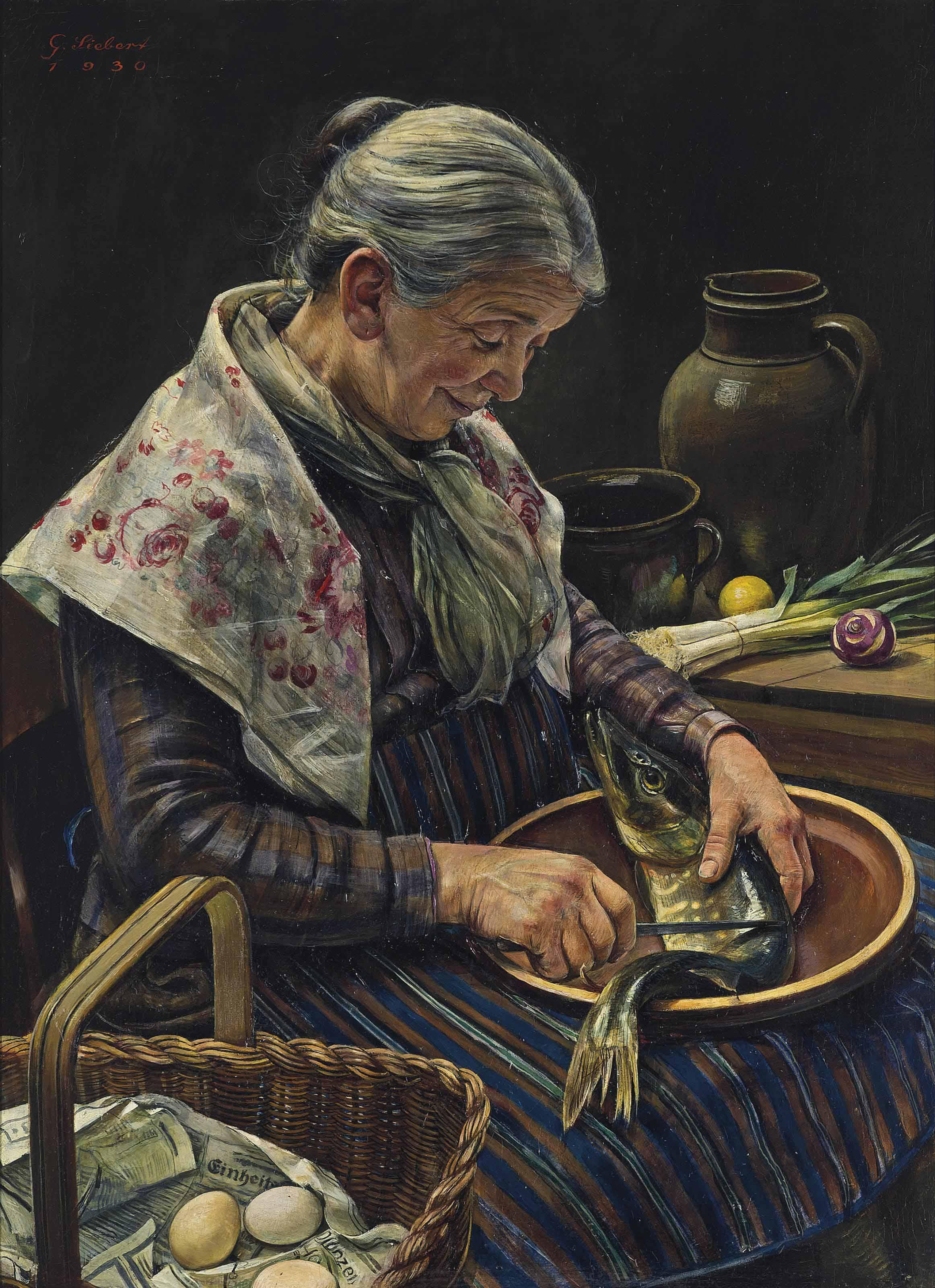 Georg Siebert - Preparing the fish