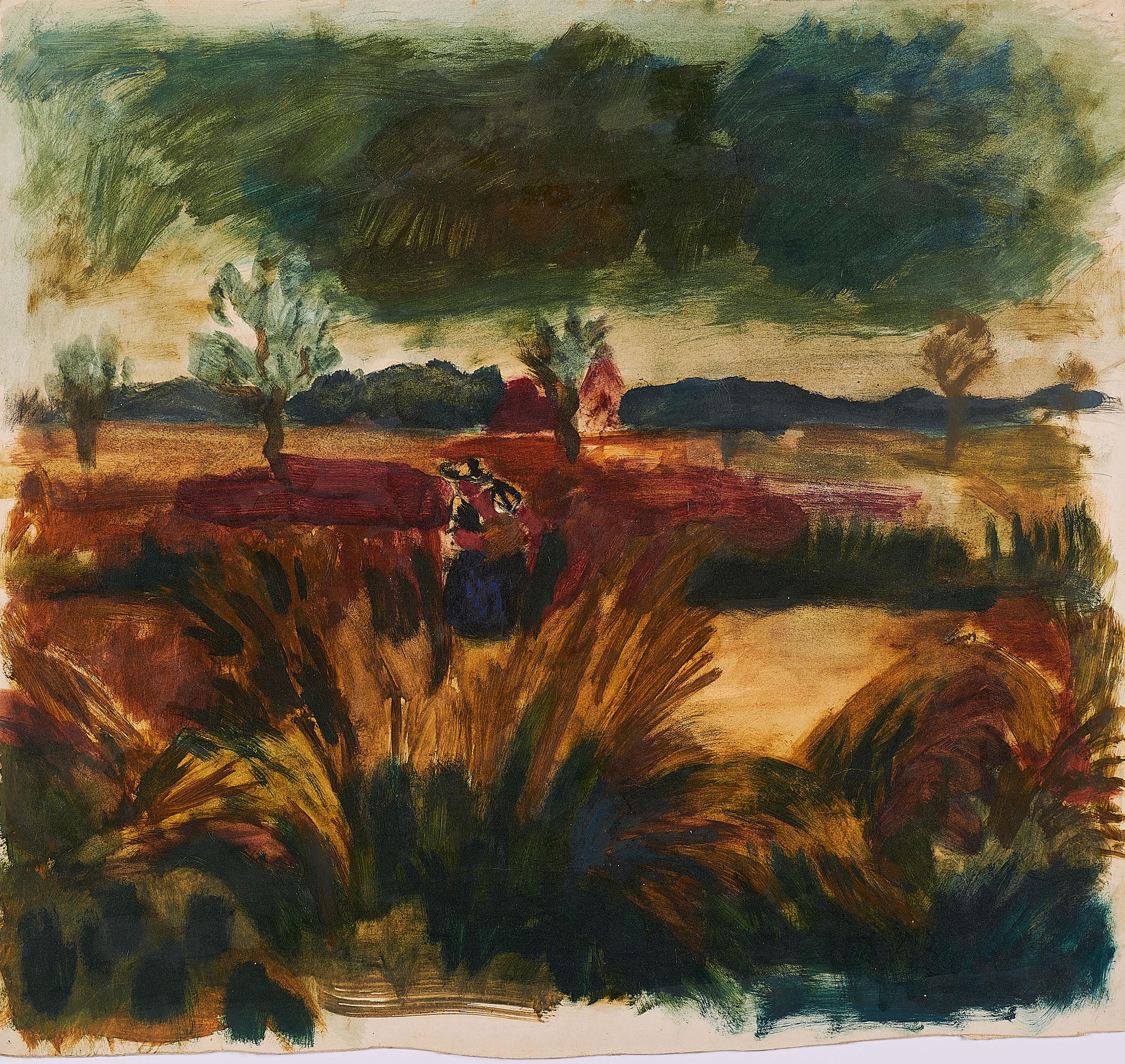 Georg Tappert - Auf dem Feld.