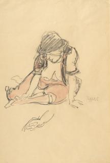 Georg Tappert - Betty sitzend