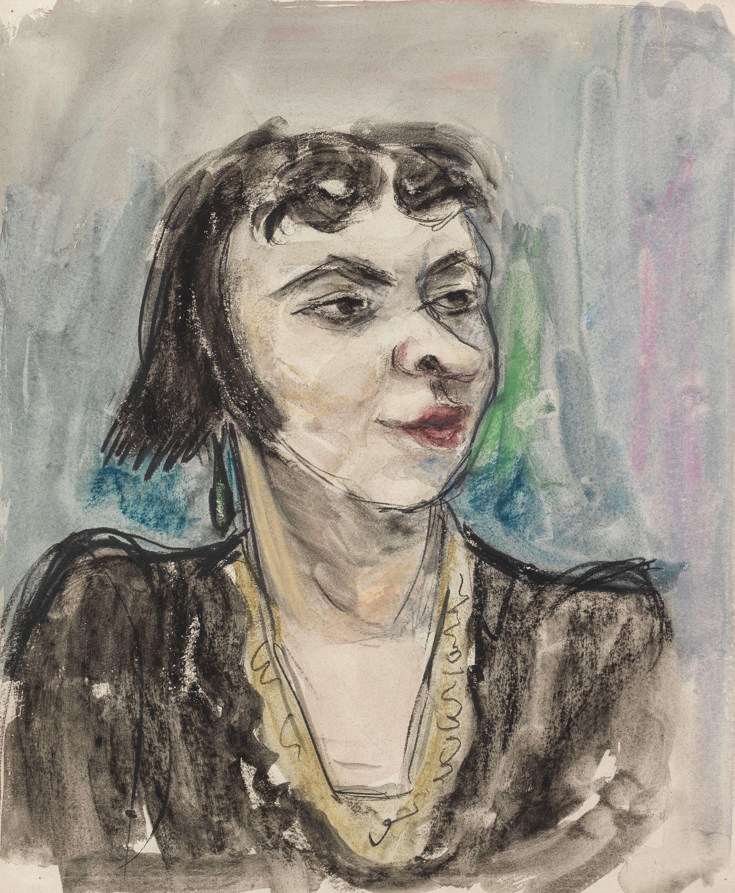 Georg Tappert - Frauenkopf