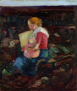 Georg Tappert - Mutter mit Kind