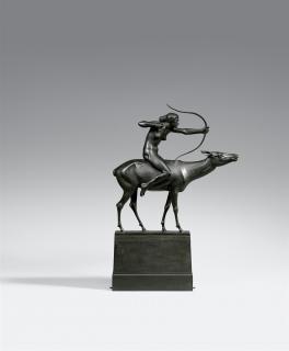 Georg Wrba - Diana auf der Hirschkuh