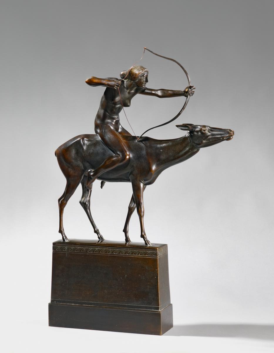 Georg Wrba - Diana auf der Hirschkuh