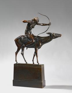 Georg Wrba - Diana auf der Hirschkuh