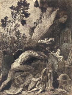 George Adolphus Storey, R.A. - \'Melencolia\'