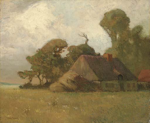 George Ames Aldrich - French Farmhouse