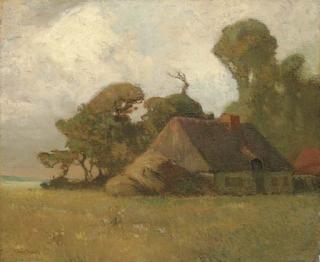 George Ames Aldrich - French Farmhouse