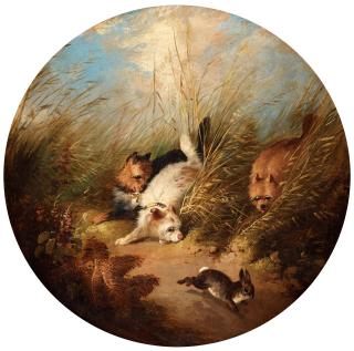 George Armfield - At the hunt