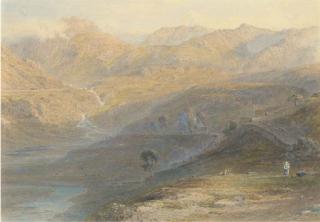 George Arthur Fripp - Nant Ffancon, North Wales: Sunrise