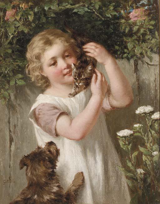 George Augustus Holmes, R.B.A. - The rivals