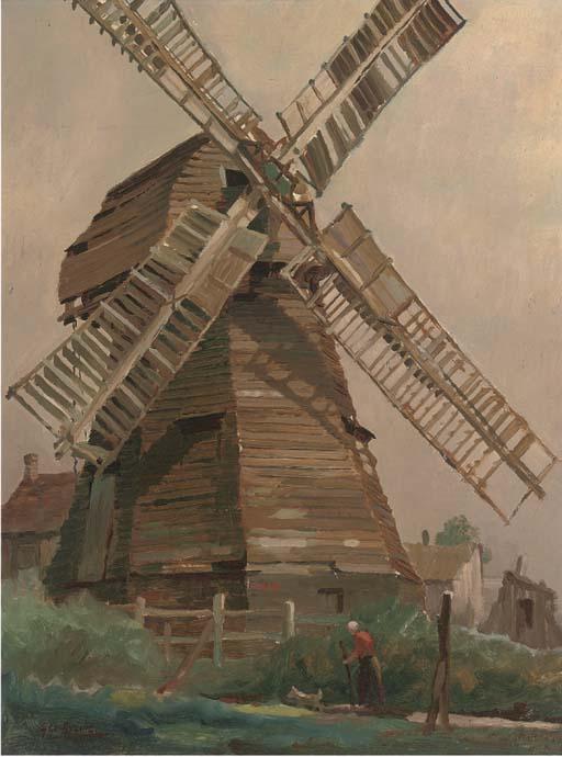 George Ayling, S.M.A., W.G.A. - The Old Mill At Ockley