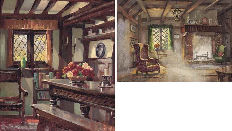 George Ayling - Cottage Interior