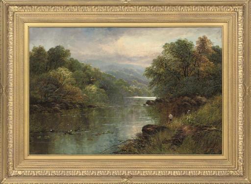 George B. Yarnold - Fishing From The Riverbank