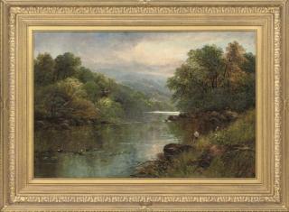 George B. Yarnold - Fishing From The Riverbank