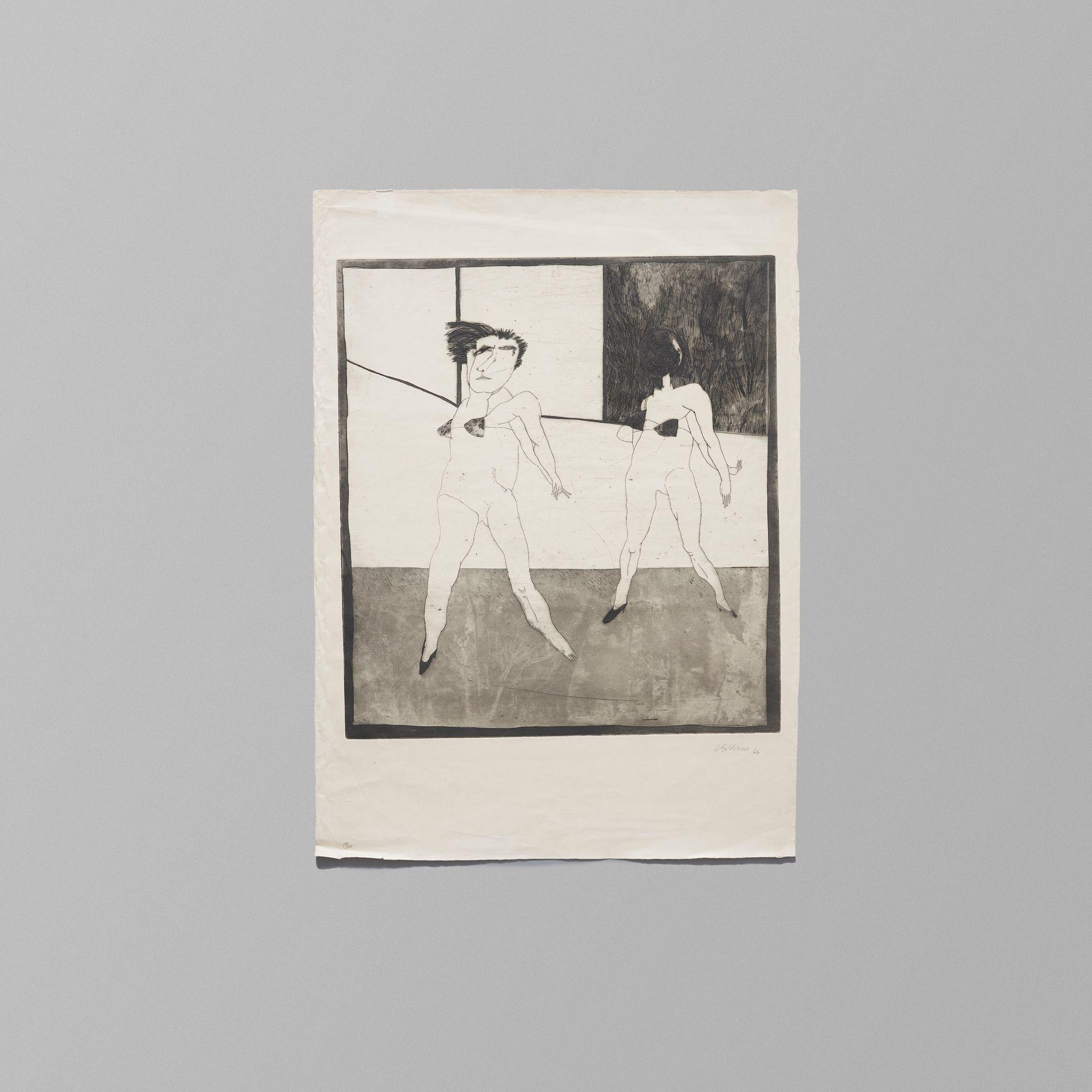 George Baldessin - Dancers a Go-Go, 1966