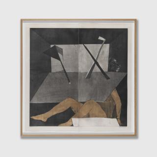 George Baldessin - Personage and Emblems, 1972