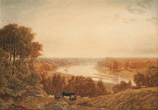 George Barret, Jun., O.W.S. - View from Richmond Hill