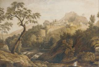 George Barret, Jun. - An arcadian palace