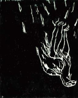 George Baselitz - Adler 1981/82 (Jahn 419)