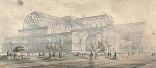 George Baxter - Gems of The Crystal Palace, Sydenham (The Exterior)