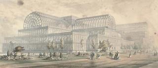 George Baxter - Gems of The Crystal Palace, Sydenham (The Exterior)