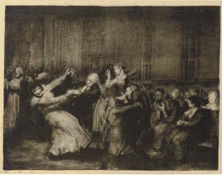 George Bellows - Dance in a Madhouse (Mason 49)