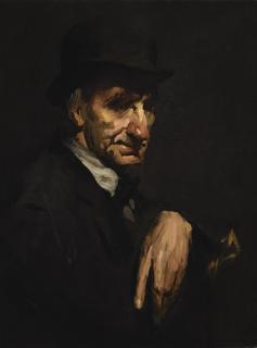 George Bellows - Head Of Man With Red Nose