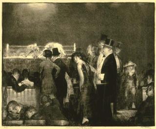 George Bellows - Preliminaries (Preliminaries To The Big Bout) (Mason 24)