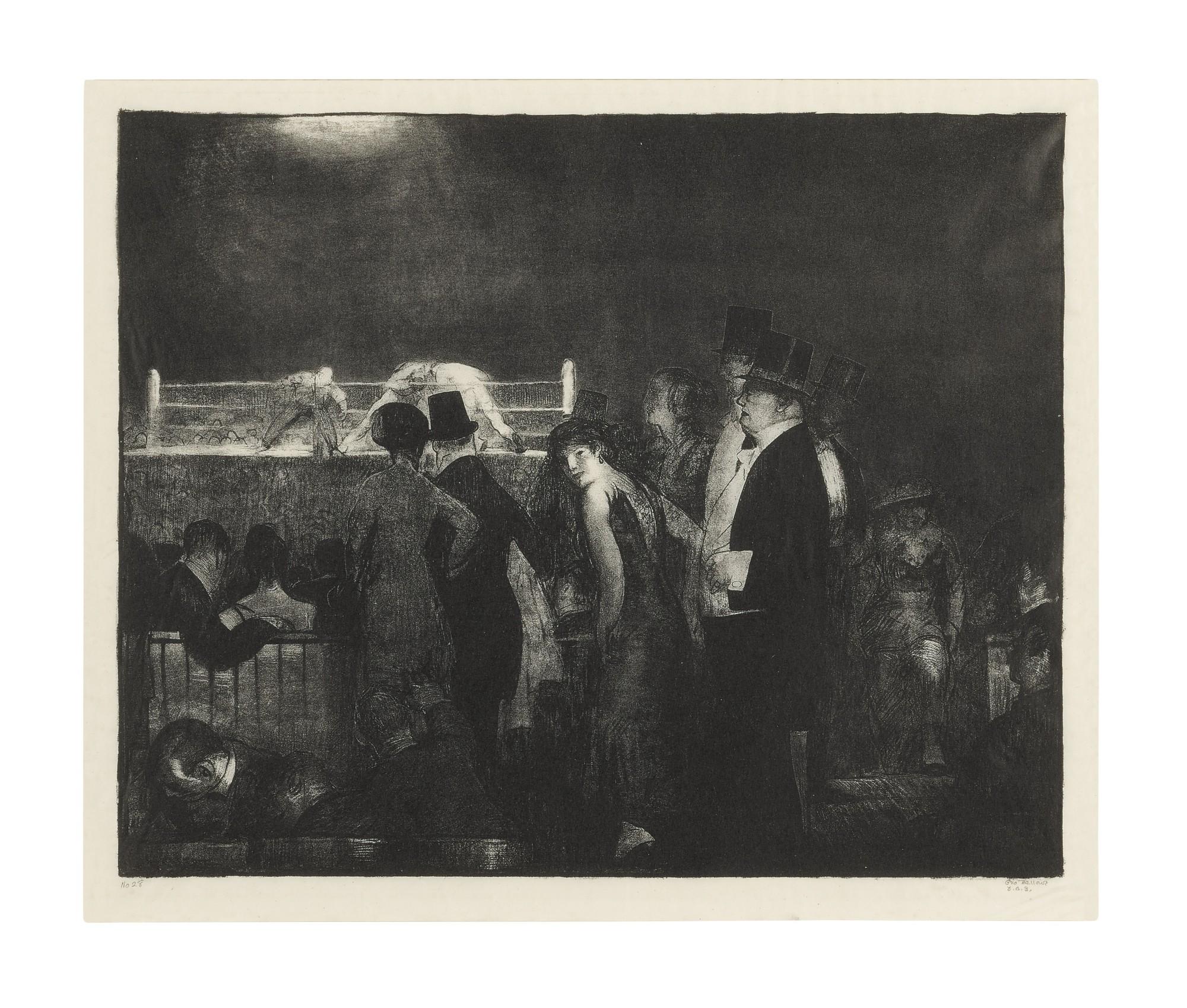 George Bellows - Preliminaries to the Big Bout (Mason 24)