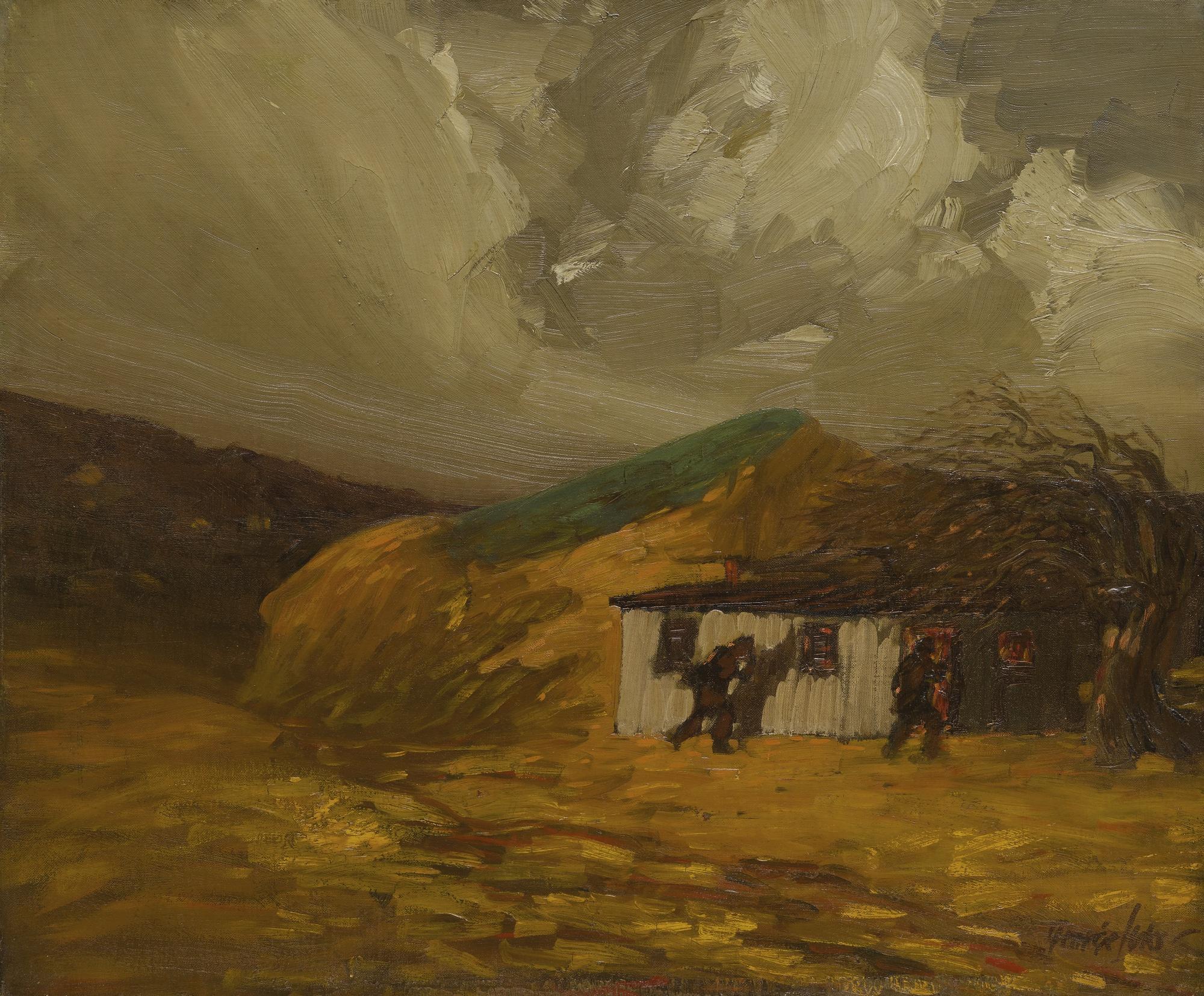 George Benjamin Luks - Sand Hole, Bronx