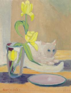 George Benjamin Luks - The White Cat