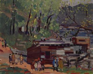 George Benjamin Luks - Upper Manhattan