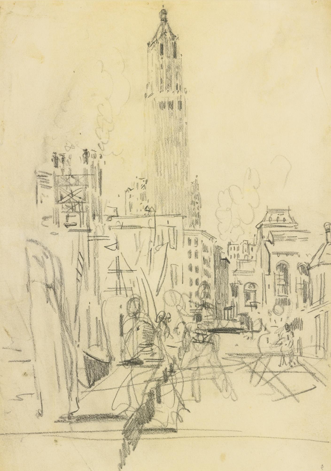 George Benjamin Luks - Woolworth Building