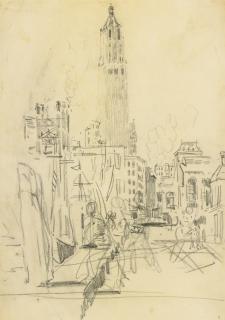 George Benjamin Luks - Woolworth Building