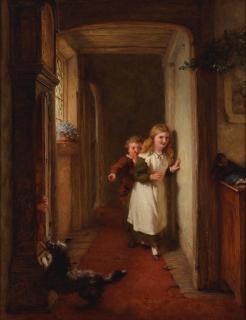 George Bernard O\'Neill - Hide and seek