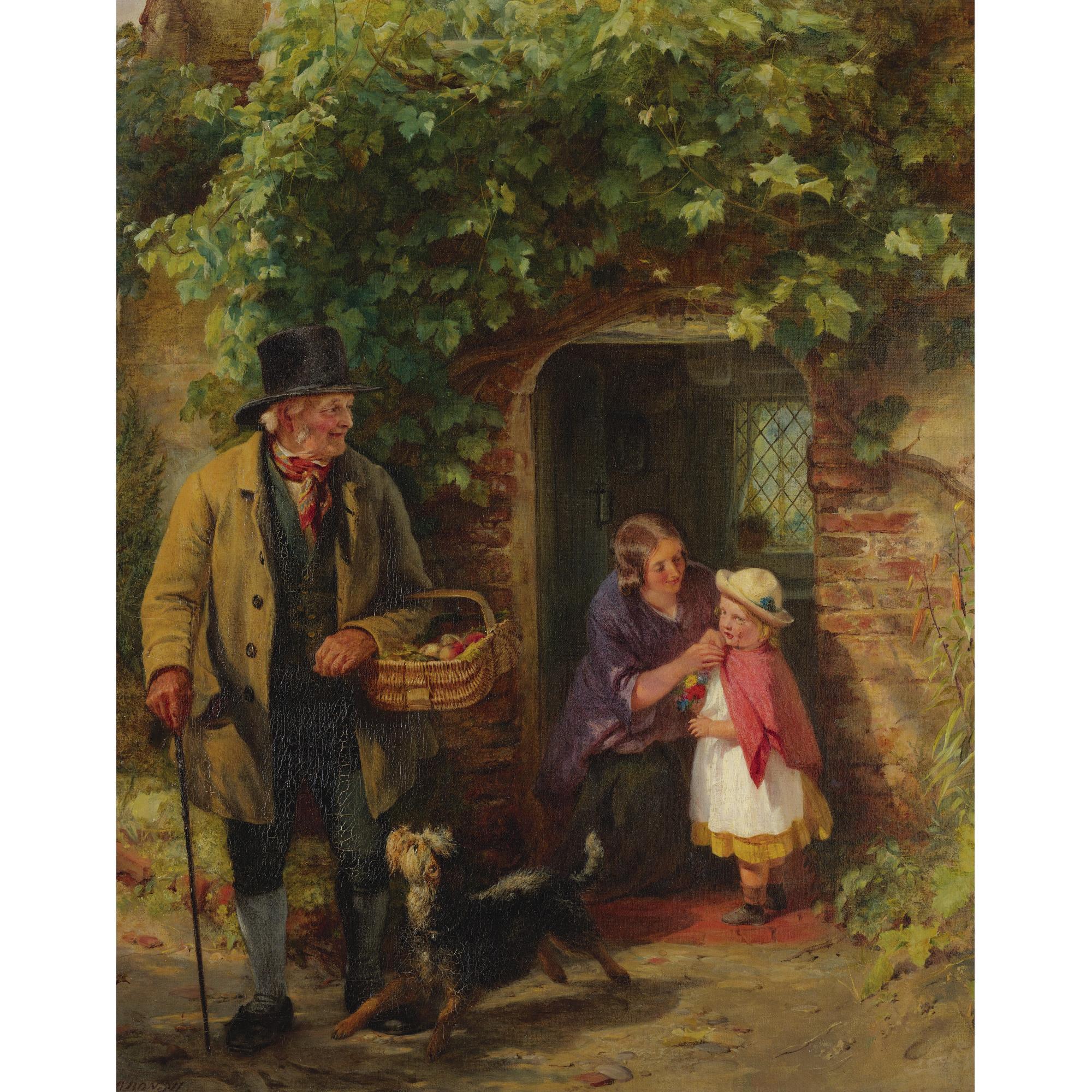 George Bernard O\'Neill - Ready For A Stroll
