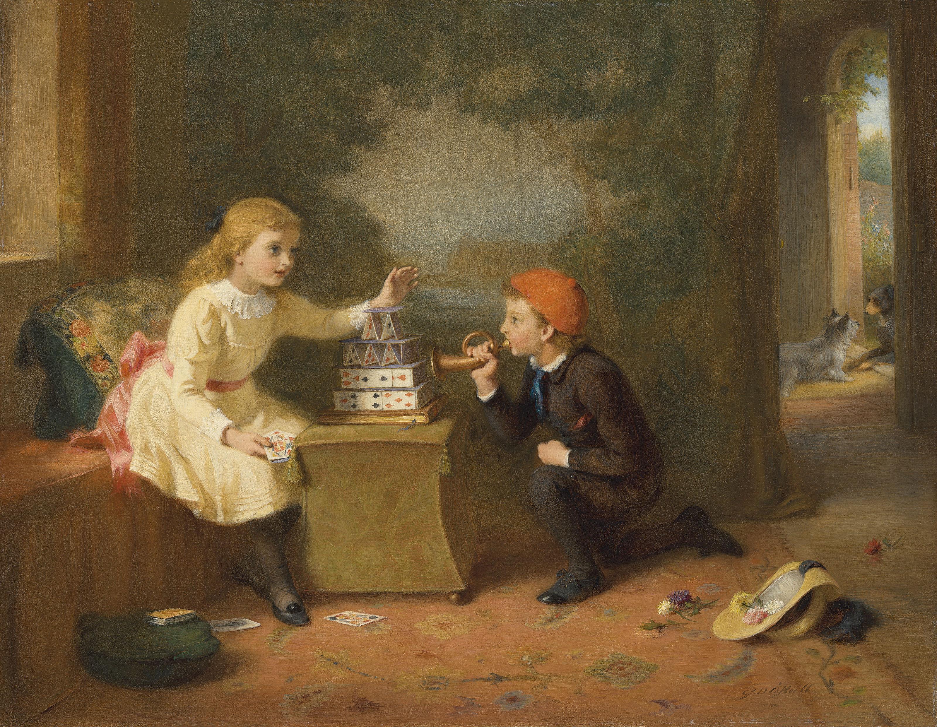 George Bernard O\'Neill - Storming the Castle