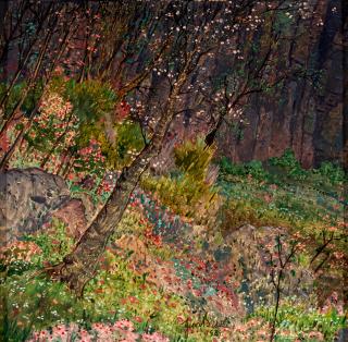 George Biddle - Woodlands in Bloom