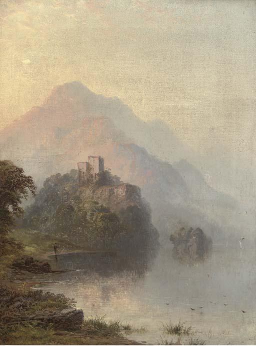 George Blackie Sticks - Glengarry Castle, Evening