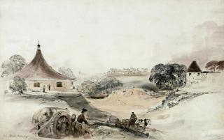 George Bryant Campion, N.W.S. - View of the Artillery Depot at Woolwich